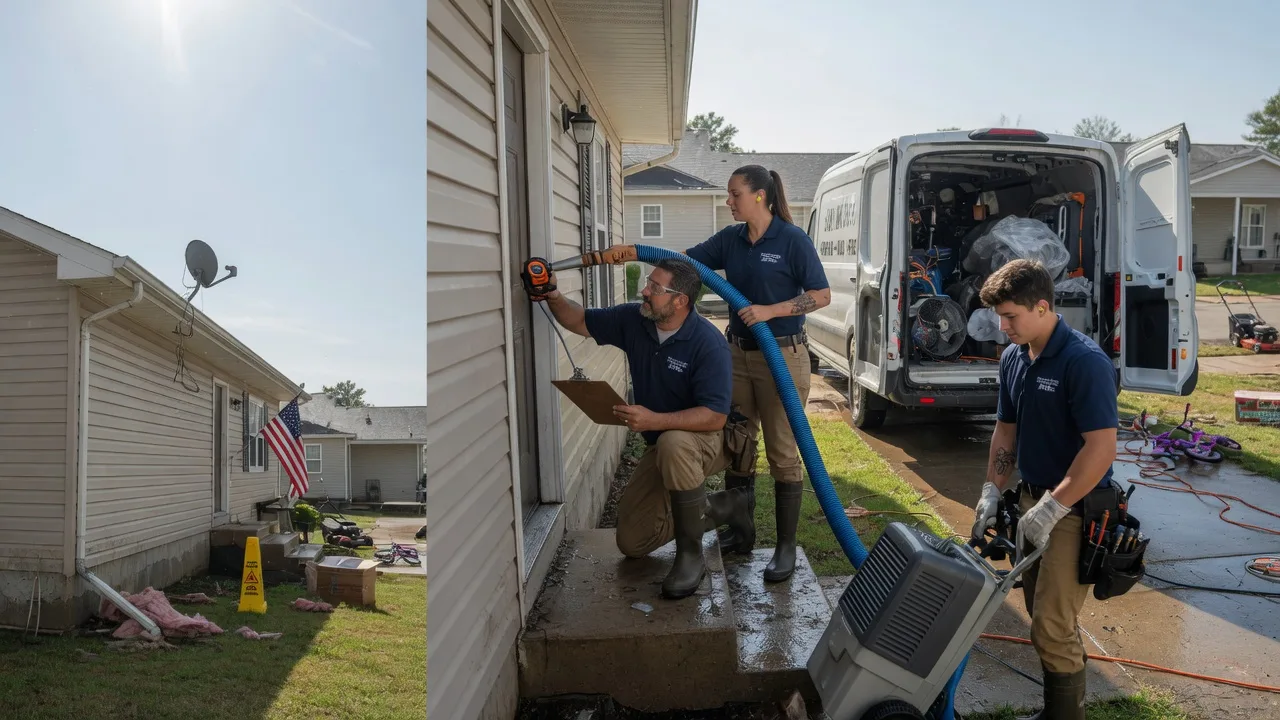 Ceiling Water Damage Restoration in East Lynne, MO near me