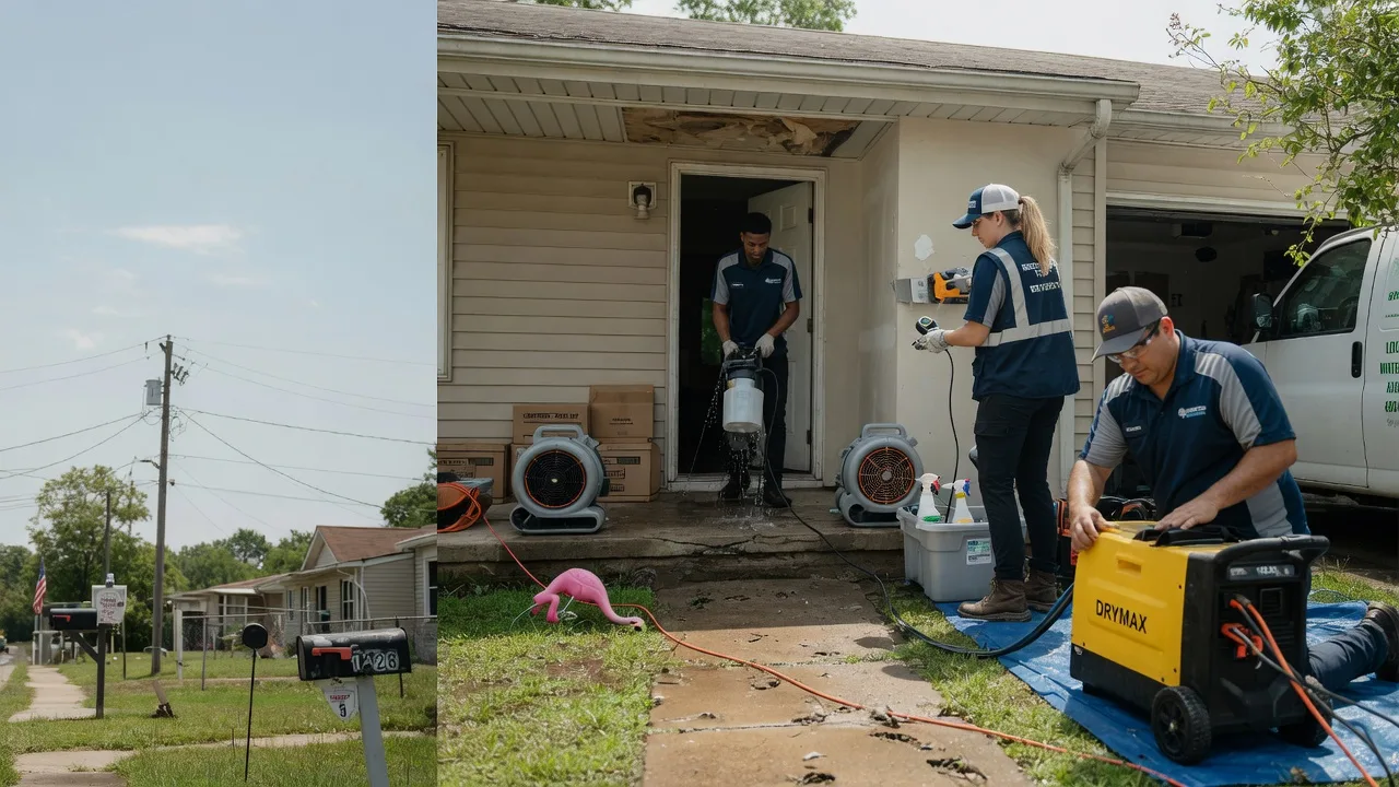 Storm Damage Water Removal in East Lynne, MO near me